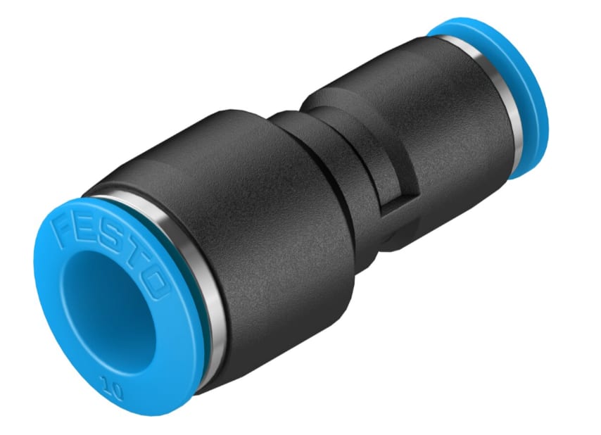 QS-10-6 - 130607 - Racor rápido recto reductor mod. QS tub. 10mm a 6mm FESTO | Automatización industrial Perú