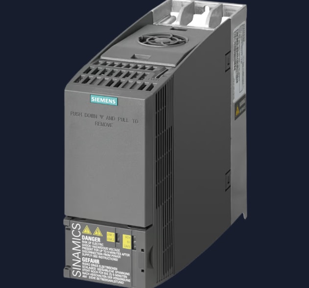 6SL3210-1KE18-8AF1 - Variador de Frecuencia SINAMICS G120C / 4.00 kW (5.00 HP) / 380-480V / PROFINET + EtherNet/IP / 6 Entradas Digitales / Control Vector sin Sensor / IP20 / Clase IE2 SIEMENS | Automatización industrial Perú