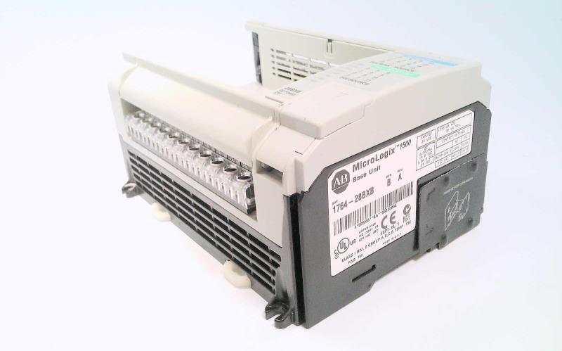 1764-28BXB - 1764-28bxb micrologix 1500 Base, alimentación de 24 VCC, entradas : (8) 24 VCC estándar, (8) 24 VCC rápidas, salidas : (6) Relé, 2 relés aislados por unidad, (4) 24 VCC estándar FET, (2) fet rápido de 24 V CC; E / S de alta velocidad : (8) entrada de 20 khz, (2) salida de 20 khz Allen Bradley | Automatización industrial Perú