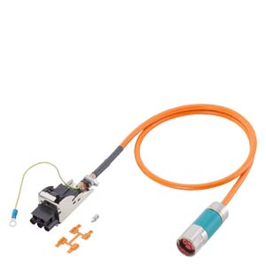 6FX8002-5CS01-1DA0 - Cable de potencia conectorizado Tipo: 6FX8002-5CS01 4x 1,5 C, conector a rosca tam. 1 para SINAMICS S120 Motor Module MOTION-CONNECT 800PLUS apto para servicios móviles UL/CSA DESINA Dmáx=9,5 mm, longitud (m)= +0 +30 +0 +0 SIEMENS | Automatización industrial Perú