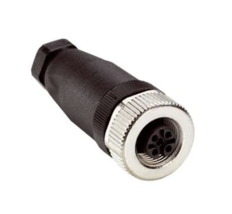 DOS-1204-G - CONECTOR RECTO HEMBRA M12, 4 PINES, IP67 SICK | Automatización industrial Perú