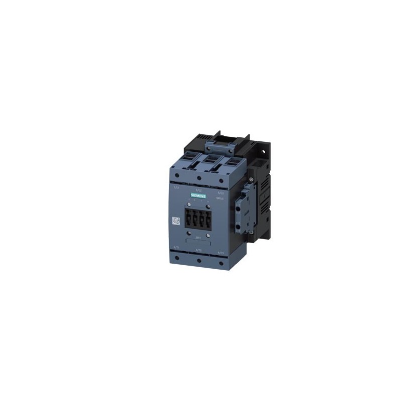 3RT1054-1AF36 - Contactor de potencia, AC-3115 A, 55 kW / 400 V AC (50-60 Hz) / funcionamiento DC 110-127 V UC Contactos auxiliares 2 NA + 2 NC 3 polos, Tamaño S6 con terminales de caja Accionamiento: terminal de tornillo convencional SIEMENS | Automatización industrial Perú