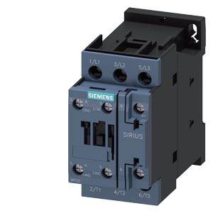 3RT2024-1AK60 - contactor de potencia, AC-3e/AC-3, 12 A, 5,5 kW/400 V, tripolar, 110 V AC, 50 Hz/120 V, 60 Hz, contactos auxiliares: 1 NA + 1 NC, borne de tornillo, tamaño: S0 SIEMENS | Automatización industrial Perú
