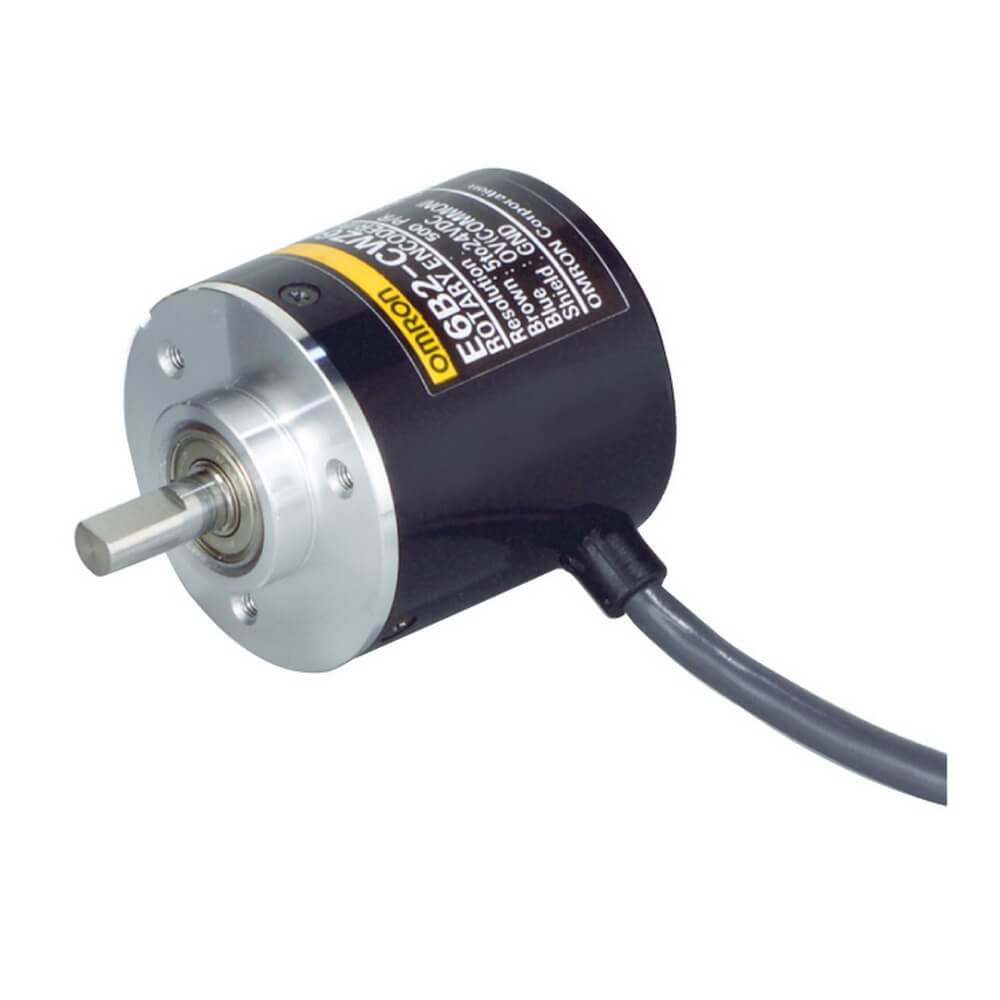 E6B2-CWZ6C 1000P/R 2M - Rotary Encoder, Incremental, External Diameter: 40 dia., NPN open-collector output, 1000 P/R, 5 to 24 VDC, Phases A/B/Z, Pre-wired model, 2 m OMRON | Automatización industrial Perú