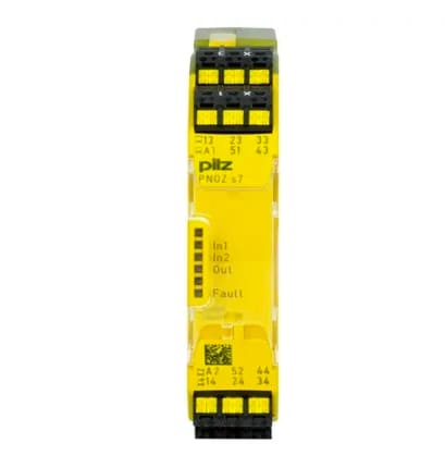 751107 - Relé de seguridad Pilz PNOZ s7 C 24 V dc 4 NA, 1 NC PILZ | Automatización industrial Perú