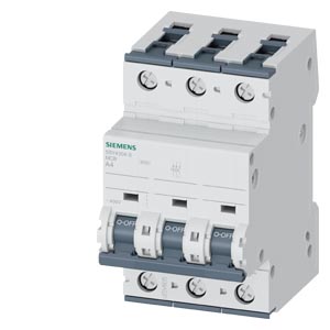 5SY4304-5 - Automático magnetotérmico 400V 10kA, 3 polos, A, 4A, T=70 mm SIEMENS | Automatización industrial Perú