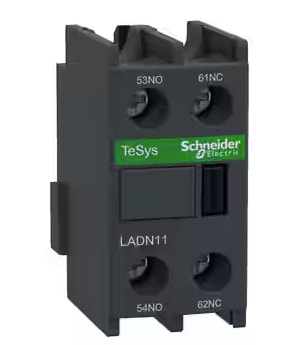 LADN11 - Bloque de Contacto Auxiliar - TeSys - 1 NA + 1 NC - Terminales de Abrazadera de Tornillo SCHNEIDER | Automatización industrial Perú