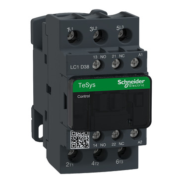 LC1D38M7 - Contactor TeSys D 3P AC-3 440V 38A Bobina 220 VAC SCHNEIDER | Automatización industrial Perú