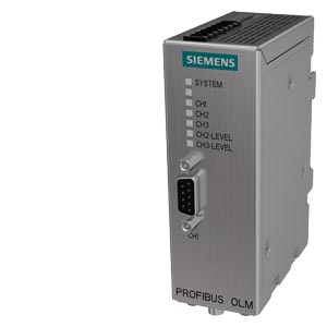 6GK1503-3CB00 - PROFIBUS OLM/G12 V4.0 Optical Link Module with 1 RS 485 and 2 glass FOC interfaces (4 BFOC sockets) for standard Distances up to 2850 m, with signaling contact and measuring output. SIEMENS | Automatización industrial Perú