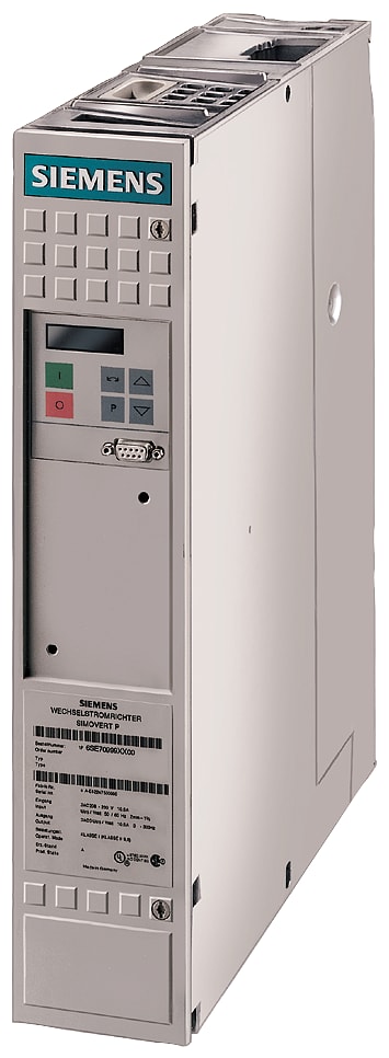 6SE7024-7ED61-Z - SIMOVERT MASTERDRIVES CONVERTIDOR DE CONTROL VECTORIAL UNIDAD COMPACTA, IP20 3 380-480 V CA, 50/60 Hz, 47 A POTENCIA NOMINAL: 22 kW DOCUMENTACIÓN EN CD G93 = Módulo de comunicación PROFIBUS CBP2 insertado en la ranura C SIEMENS | Automatización industrial Perú