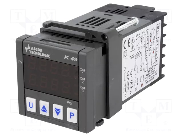 K49-HC0R - Módulo de automatización: regulador; temperatura; 0÷999,9°C; SSR ASCON | Automatización industrial Perú