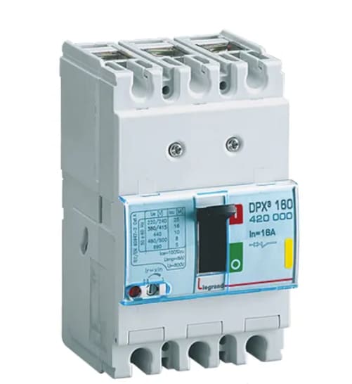 420002 - INTERRUPTOR TERMOMAGNETICO DPX3 160 LCD 3P, REG. 32A a 40A 16kA/400VAC 420002 Legrand LEGRAND | Automatización industrial Perú
