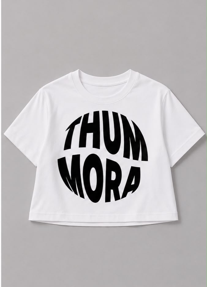 Official Thum Mora Crop Tee