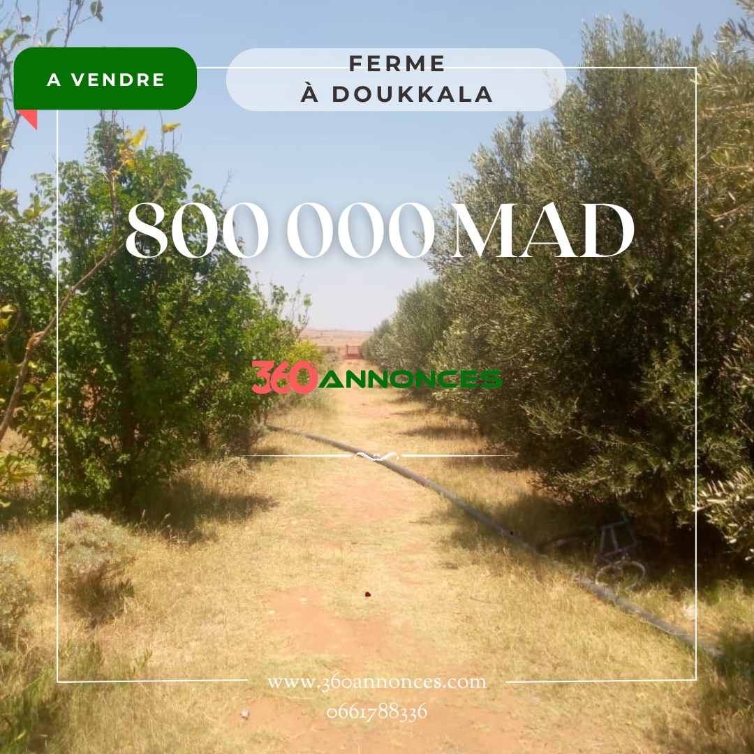 Villa à vendre à Sidi Bennour