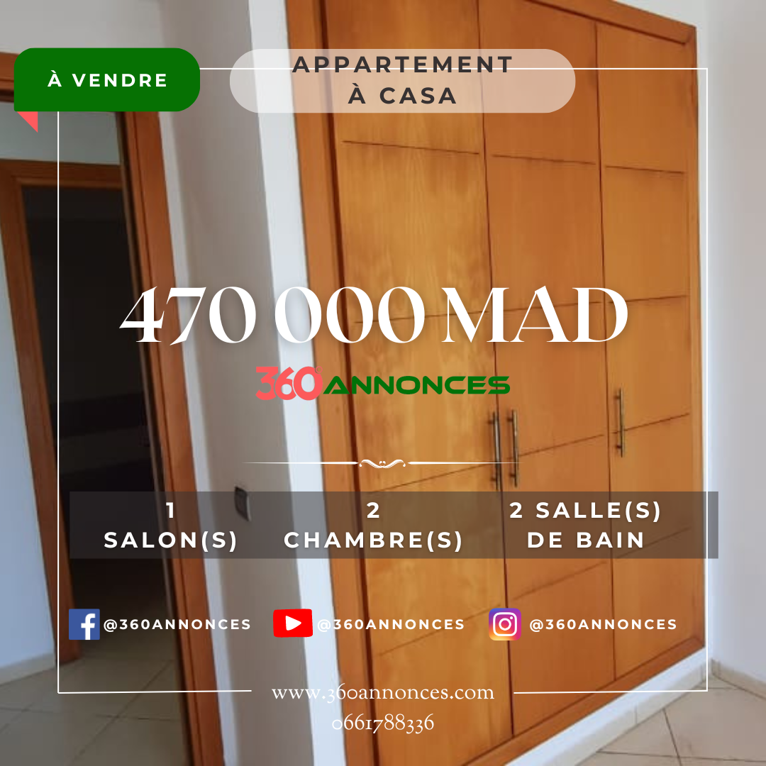 Appartement à vendre à Casablanca Hay Salam