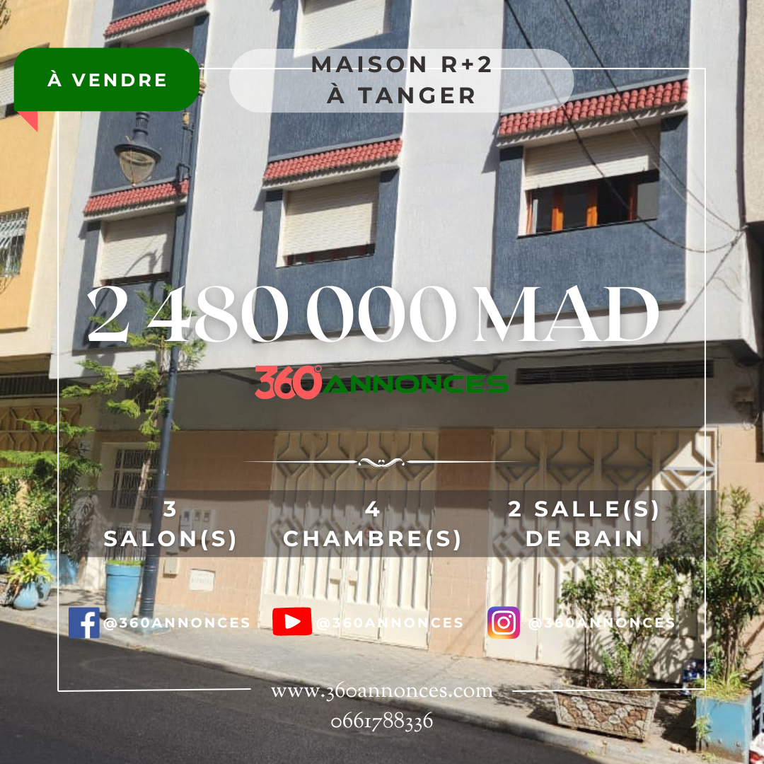 Villa à vendre à Tanger Riyad