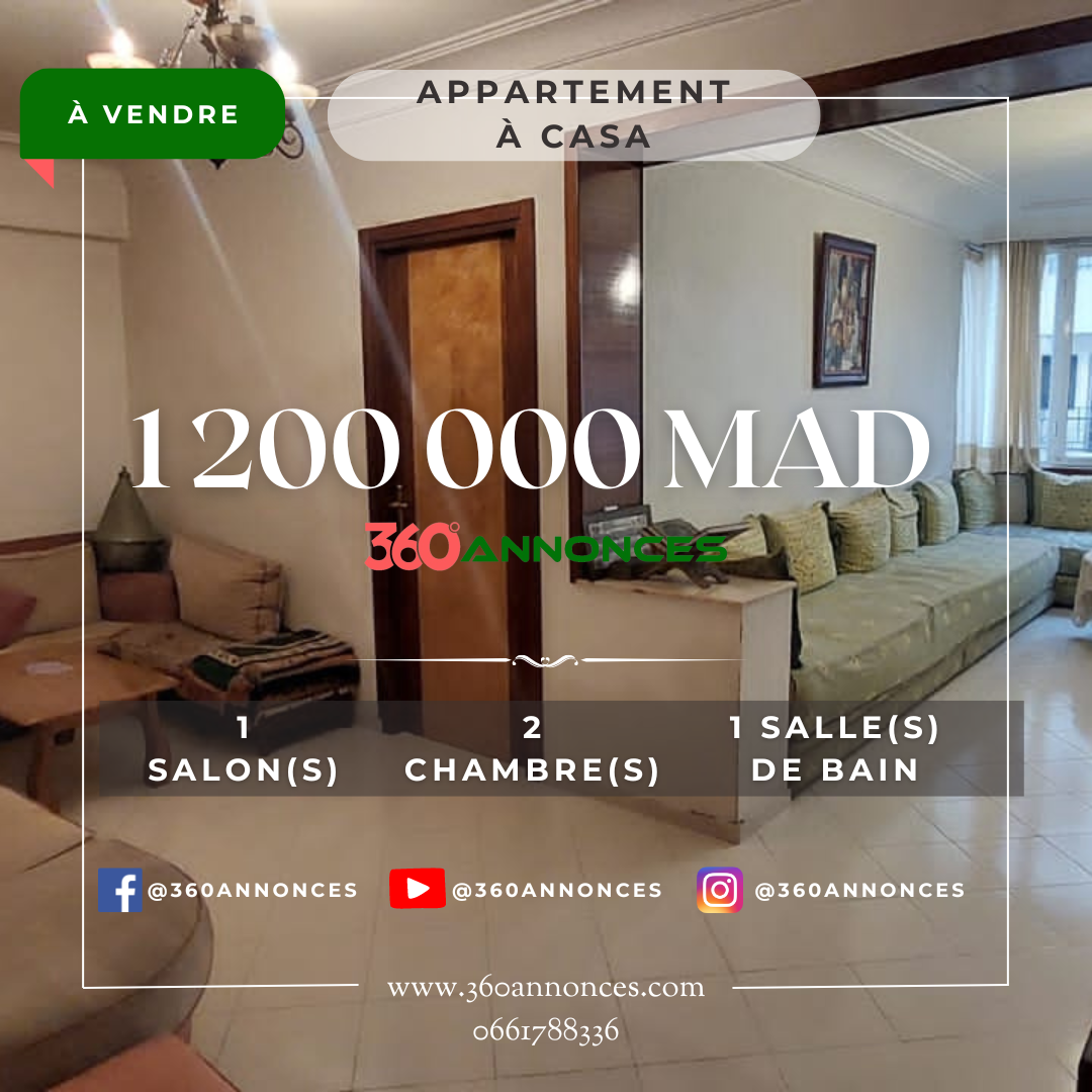 Appartement à vendre à Casablanca Bourgogne