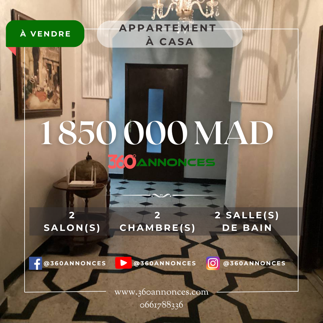 Appartement à vendre à Casablanca Ain Borja