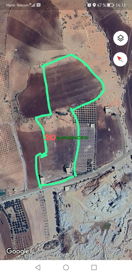 🏞️ À Vendre : Terrain de 120 m² à lakhyayeta , Grand Casablanca - 420 000 MAD 🏞️ — photo 2