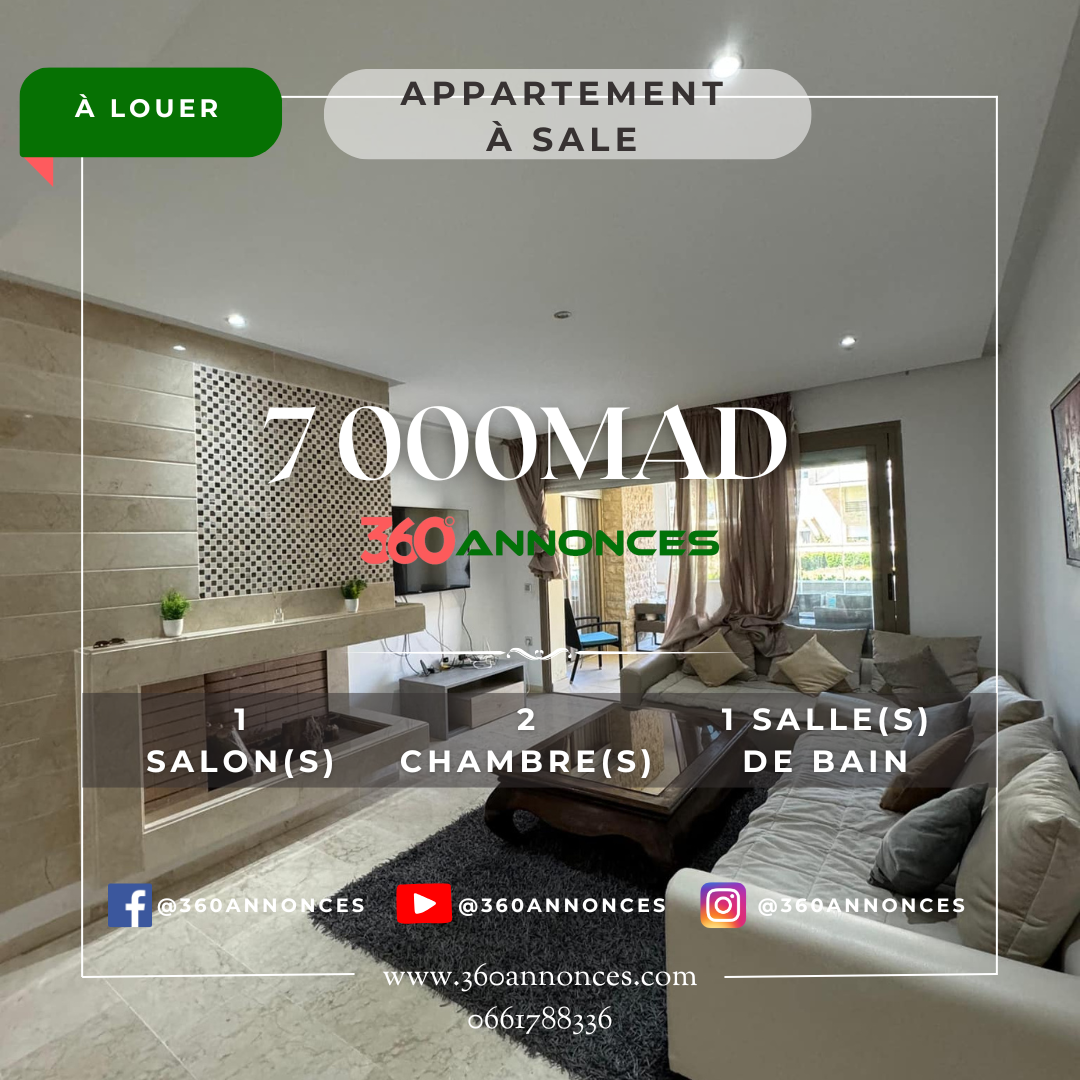 Appartement à louer à Salé Bouknadel