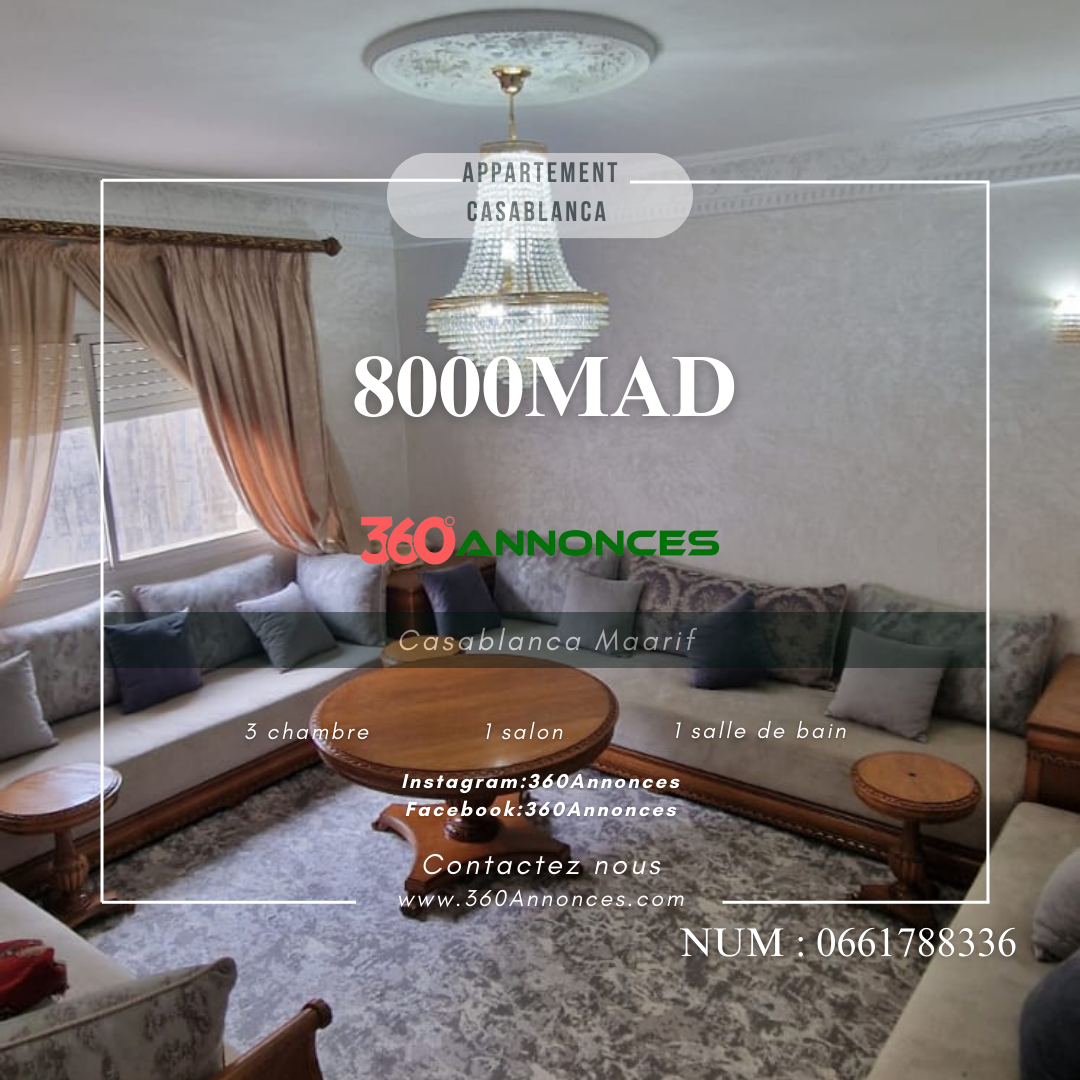 Bel appartement à louer au cœur de Casablanca — photo 2