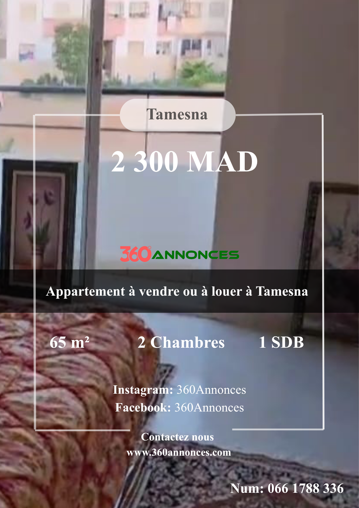 Appartement à louer à Tamesna Tamesna
