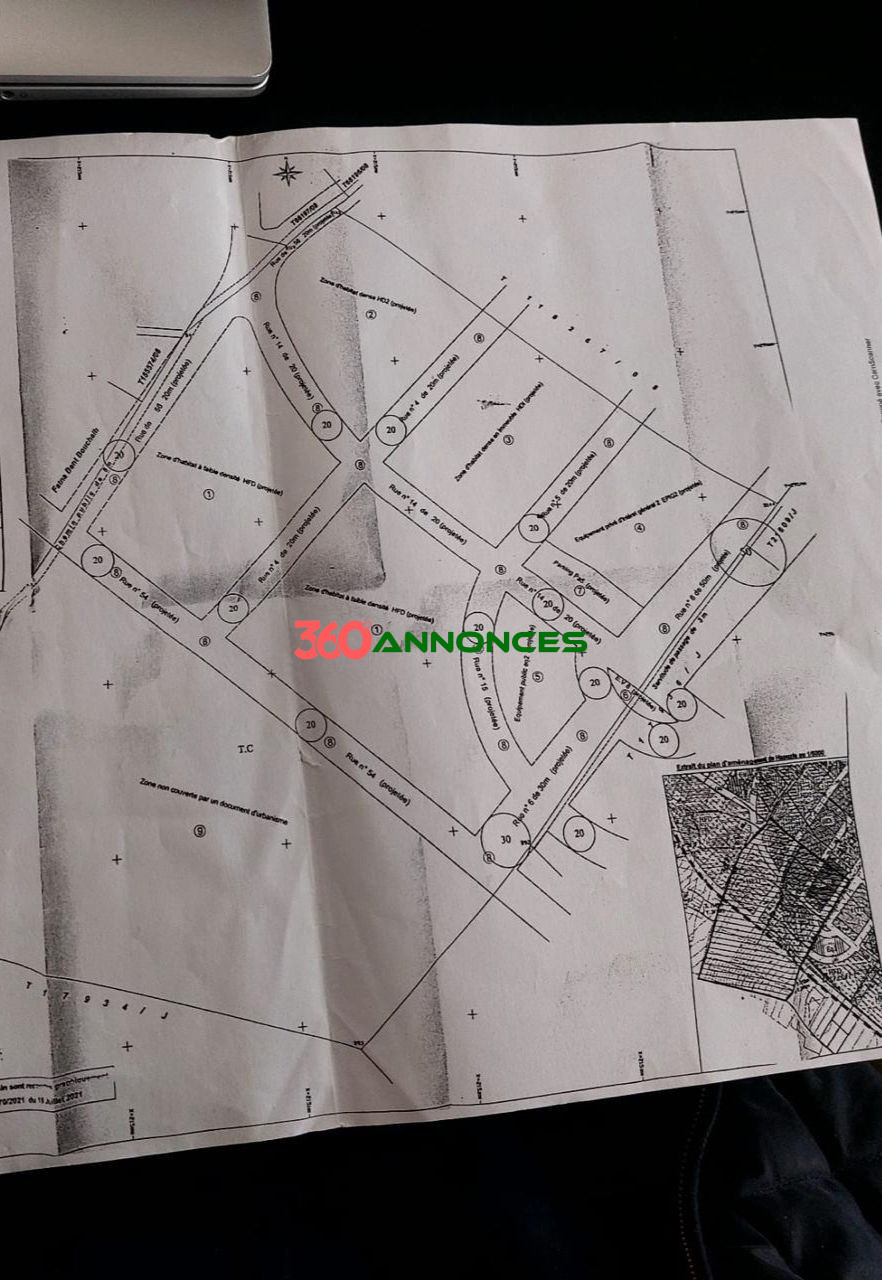 Terrain à vendre à El Haouzia, El Jadida – 10 hectares | 420 DH/m² — photo 2