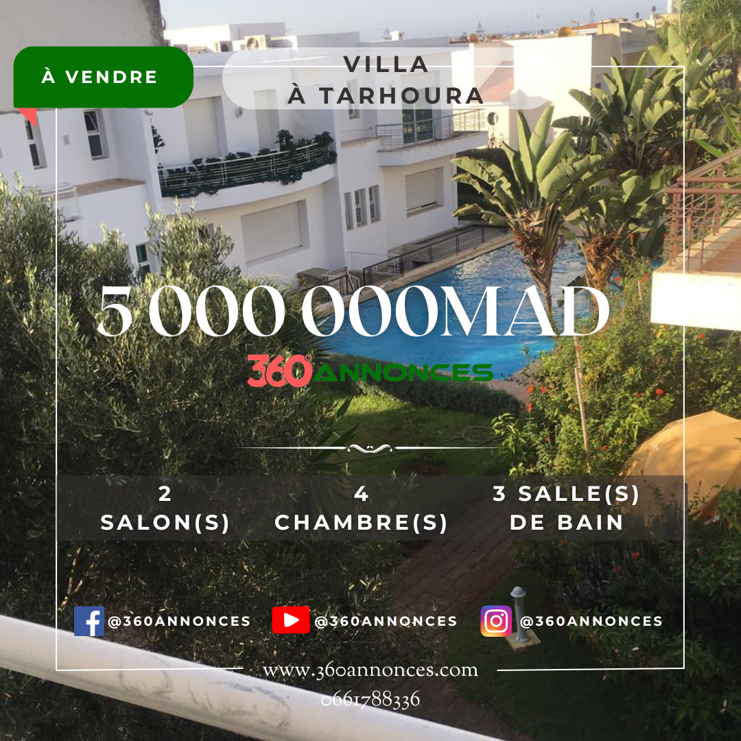 Villa à vendre à Temara Harhoura