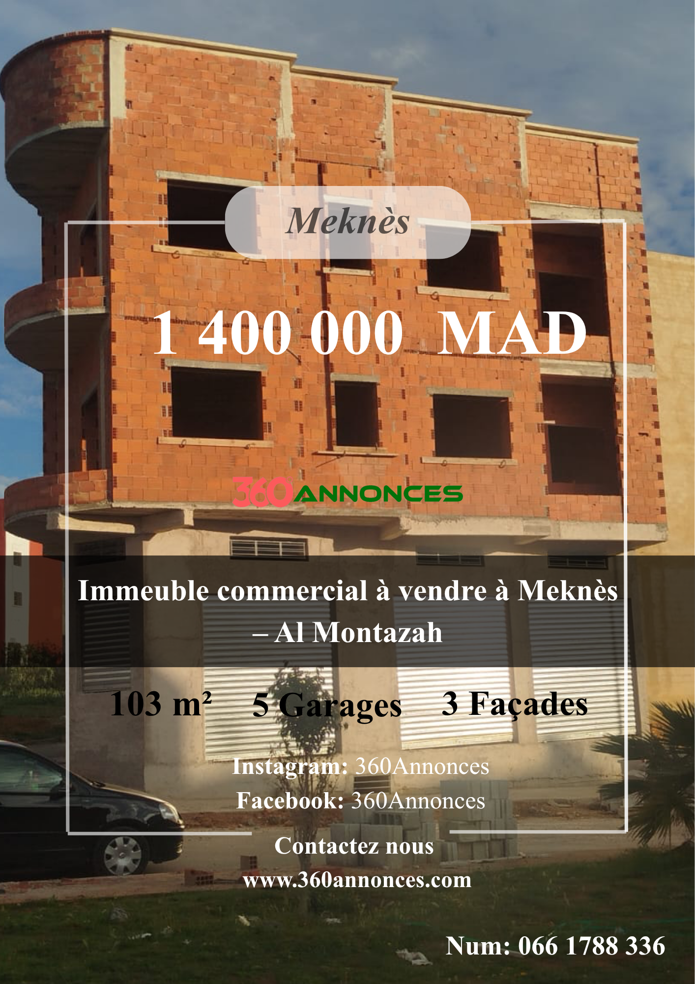 Commerce à vendre à Meknes meknes