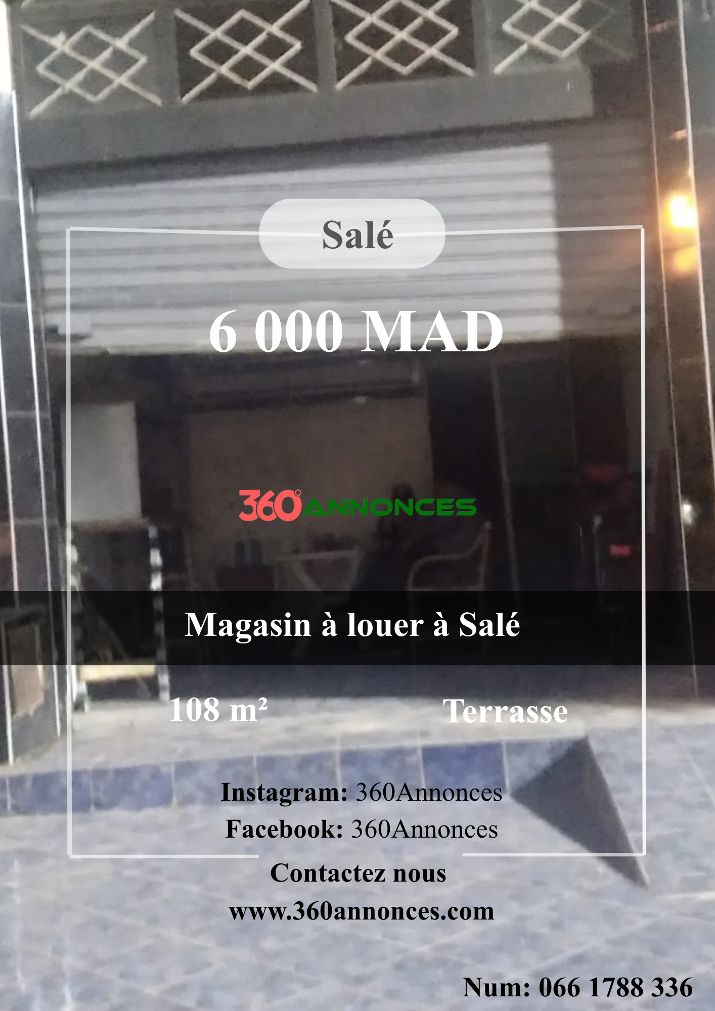 Commerce à louer à Sale Sal