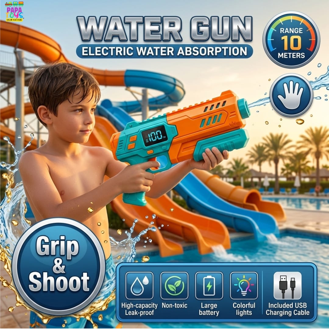 AquaSurge Pro: Electric Water Blaster with Battery