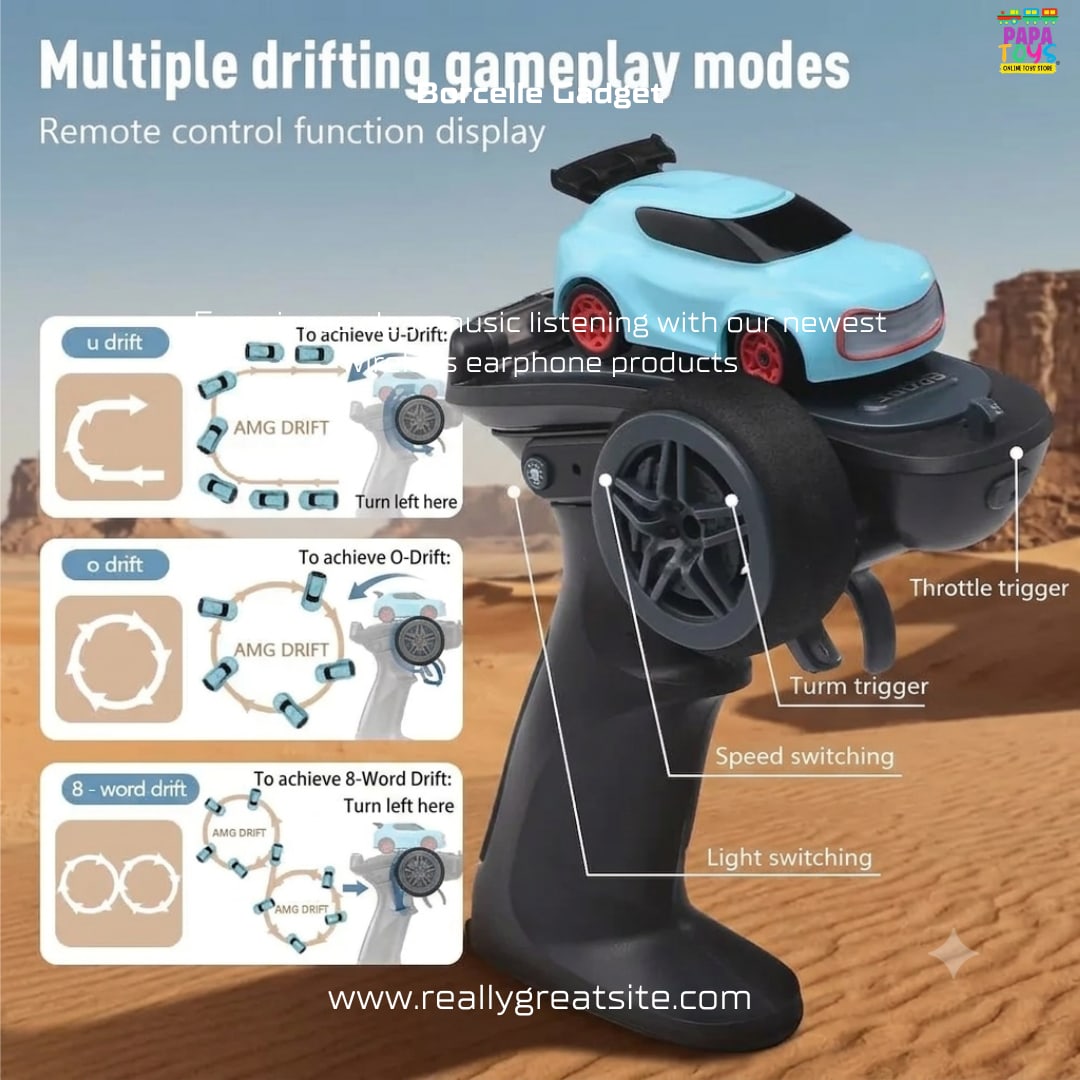 HyperDrift AMG: Ultimate 4-in-1 Remote Control Drift Car