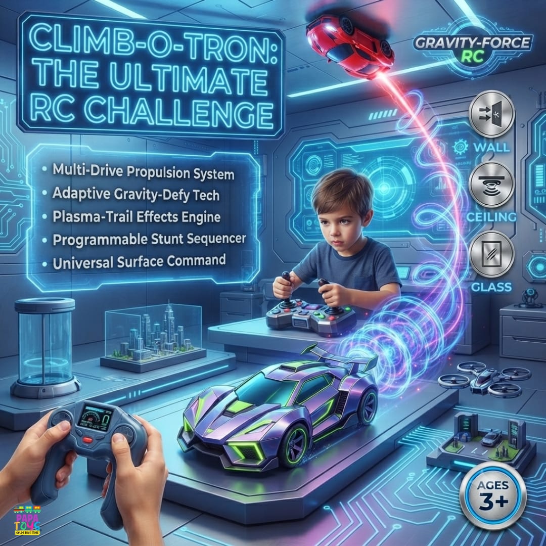 Defy Gravity with the Ultimate Wall-Climbing RC Stunt Car! alternate view