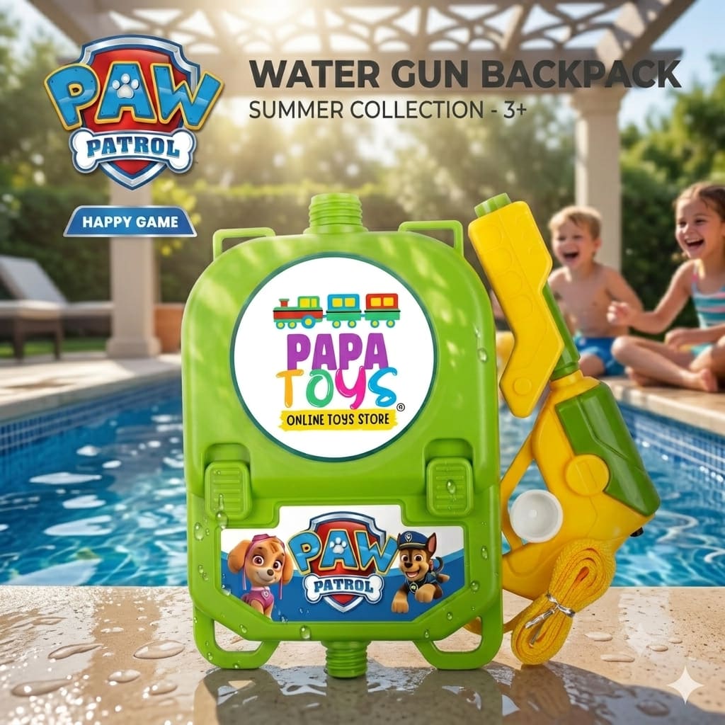 PAW Patrol Ultimate Water Blaster Backpack (Action-Focused)– 2-in-1 Dual Play & Target Disc Challenge! alternate view