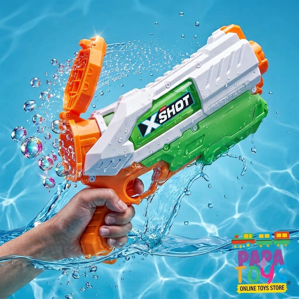 ZURU X-Shot Fast-Fill Water Blaster – The Ultimate Summer Splash Action!