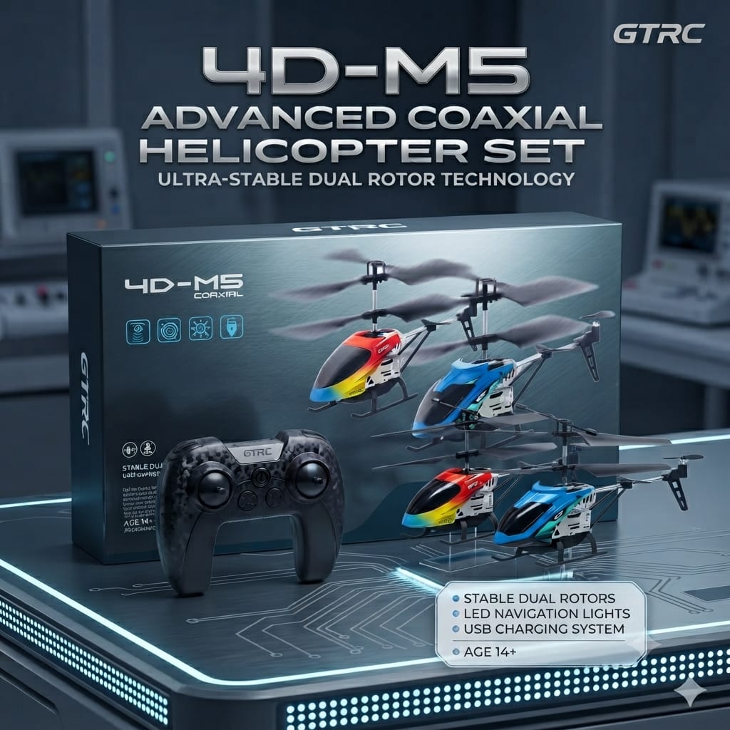 4D-M5 Advanced Coaxial Helicopter Set: Precision Flight Edition 2