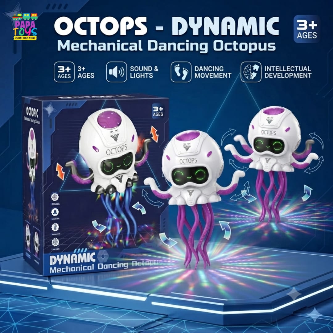 Octops Dynamic Mechanical Dancing Octopus: Musical Fun for Kids