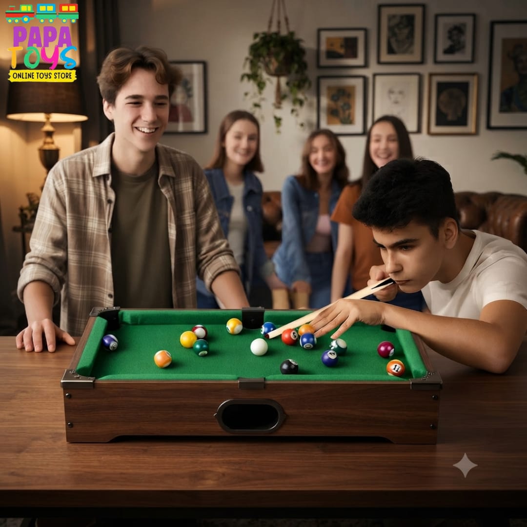 Elite Mini Billiards Table Set: Compact Fun for All Ages alternate view