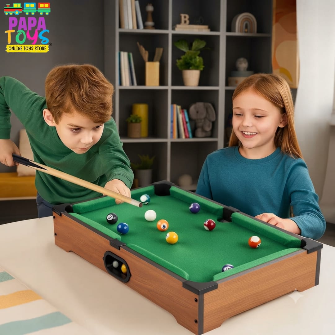 Elite Mini Billiards Table Set: Compact Fun for All Ages 4