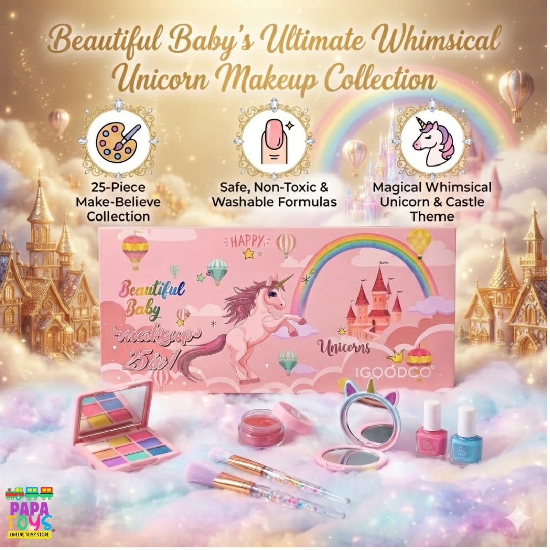Ultimate Whimsical Unicorn Makeup Collection: 25-Piece Pretend Play Set alternate view