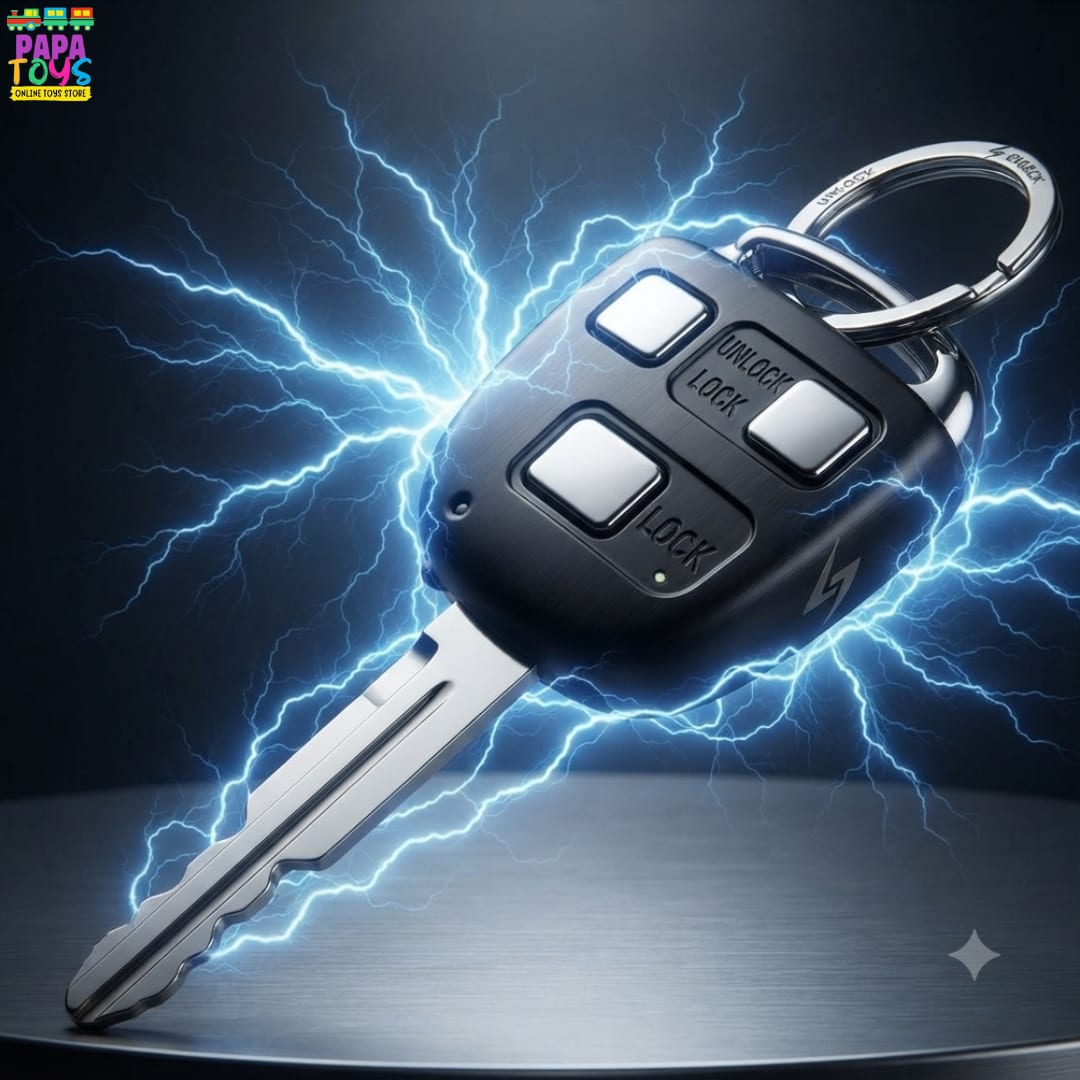 "Shock-Master" 3-in-1 Electric Novelty Car Key Keychain – LED Light, Infrared & Practical Joke Fun! alternate view