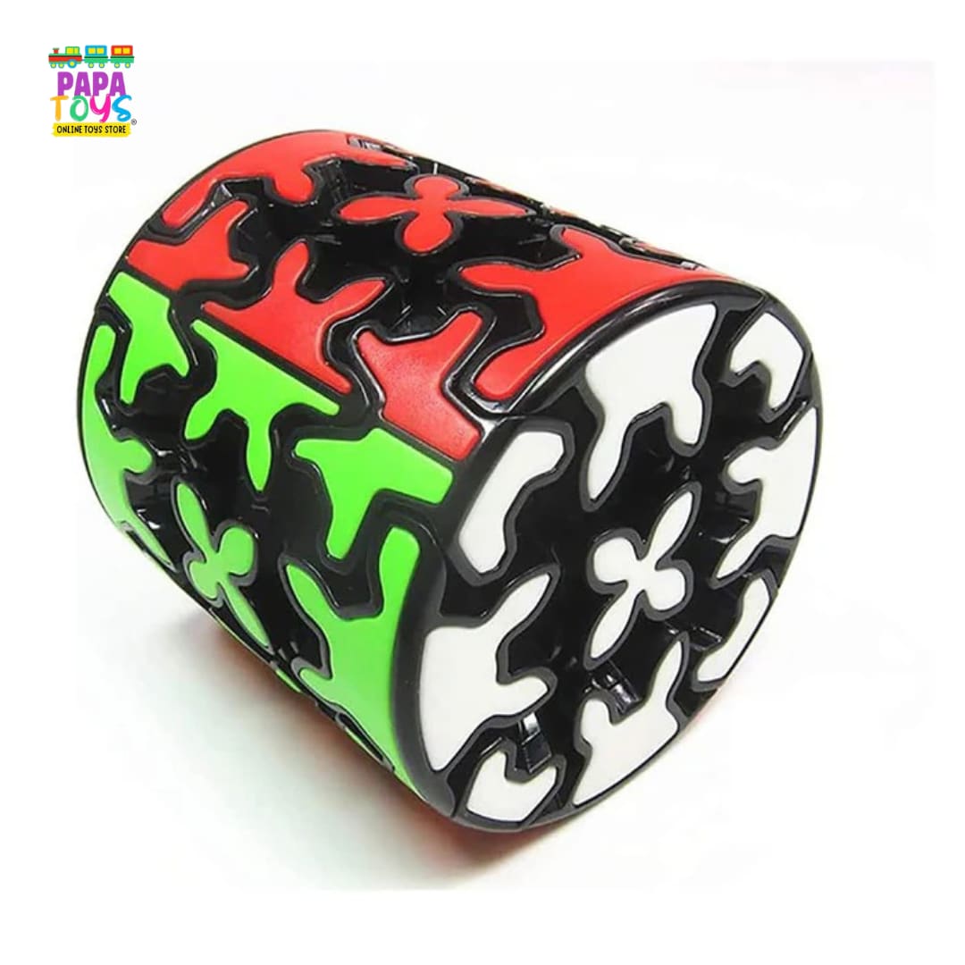 Gear Cylinder Magic Puzzle Cube | Creative Shape-Shifting Fidget Puzzle | Brain Teaser Toy for Kids & Adults