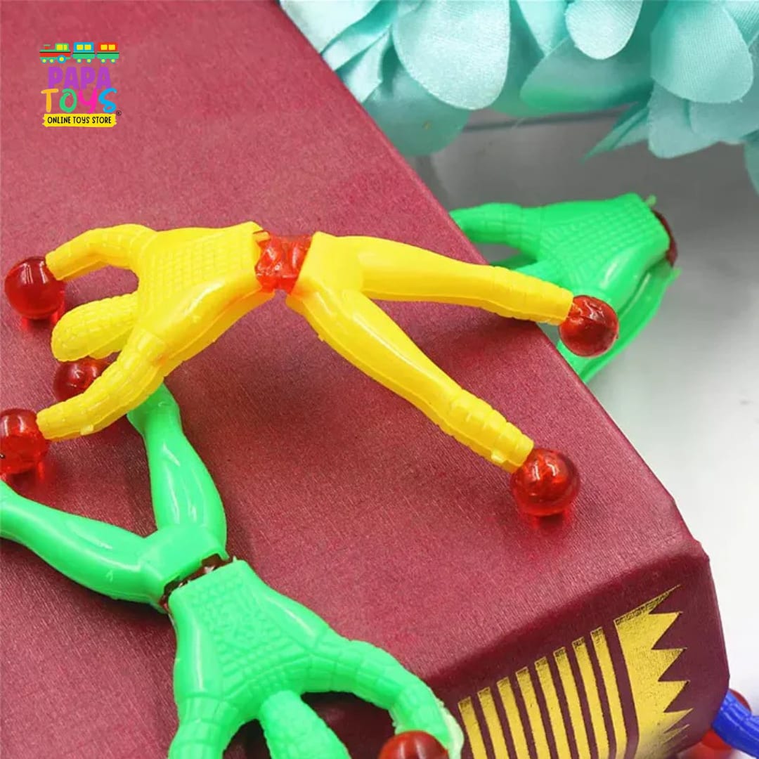 Sticky Wall Climbing Man Toy | Stretchy Toss & Climb Fidget Toy | Fun Party Toy for Kids alternate view