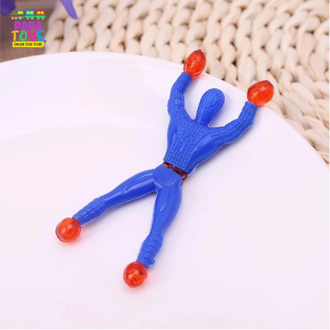 Sticky Wall Climbing Man Toy | Stretchy Toss & Climb Fidget Toy | Fun Party Toy for Kids 4