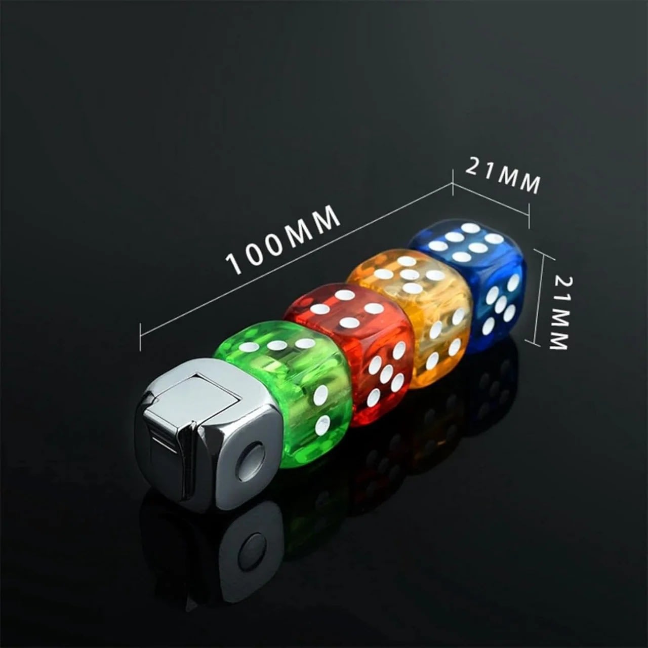 Creative Dice Butane Windproof Lighter – Refillable Pocket Torch Lighter | Stylish Gift for Men 4