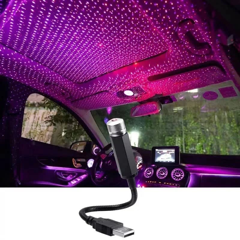 Mini USB Car Star Light | LED Roof Atmosphere Light | Plug & Play Interior Ambient Light for Car 3
