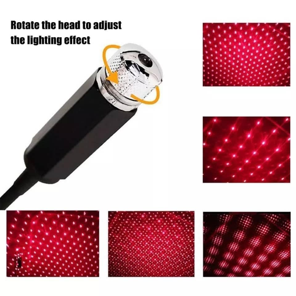 Mini USB Car Star Light | LED Roof Atmosphere Light | Plug & Play Interior Ambient Light for Car 7