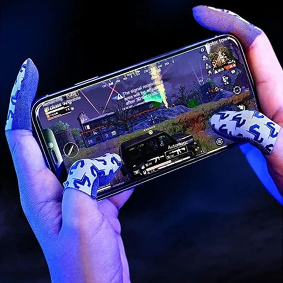 MEMO Gaming Finger Sleeves | Ultra-Thin Mobile Gaming Finger Covers | Sweat-Proof & High Sensitivity 2