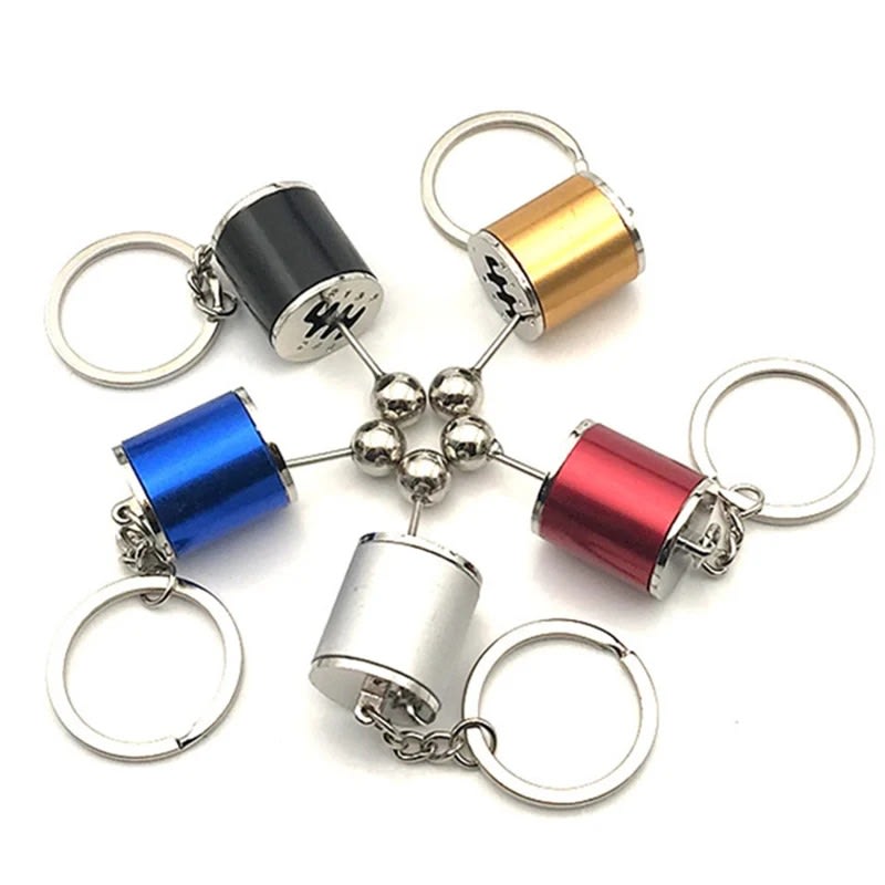 3D Gear Knob Keychain | Mini Manual Gear Shift Key Ring | Car Lover Metal Keychain Gift 5