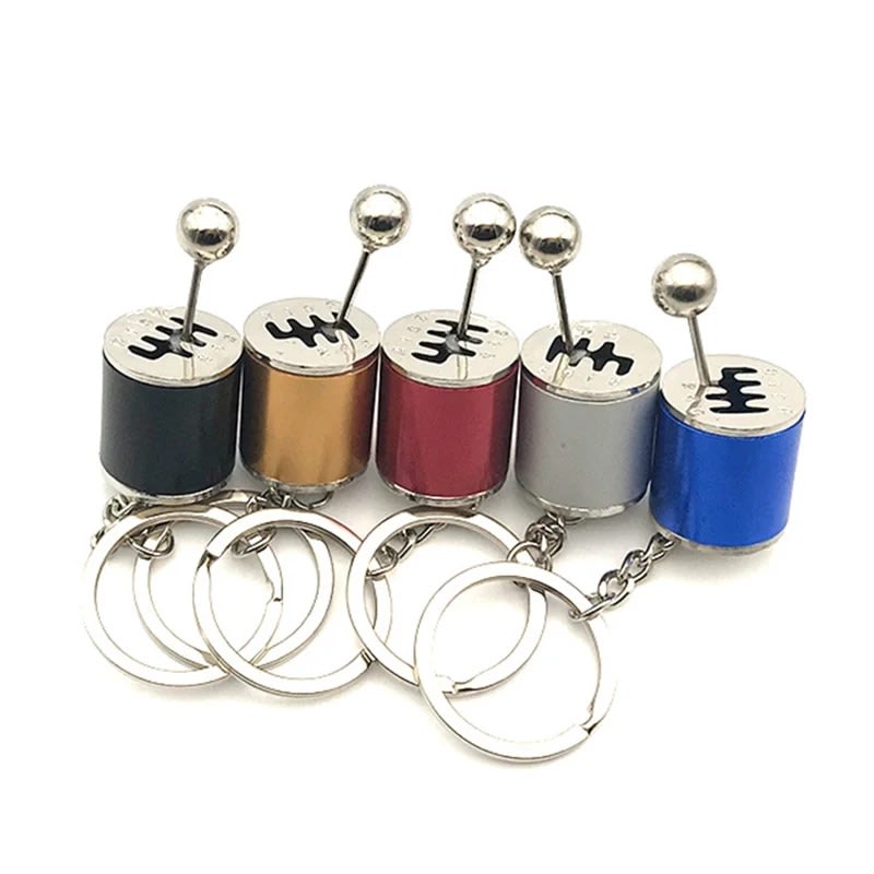 3D Gear Knob Keychain | Mini Manual Gear Shift Key Ring | Car Lover Metal Keychain Gift 6